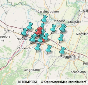 Mappa Via R. Tagliani, 43122 Parma PR, Italia (9.474)