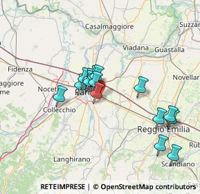 Mappa Via R. Tagliani, 43122 Parma PR, Italia (12.418)