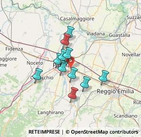 Mappa Via R. Tagliani, 43122 Parma PR, Italia (9.83545)