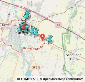 Mappa Via Tagliani, 43122 Parma PR, Italia (3.75059)