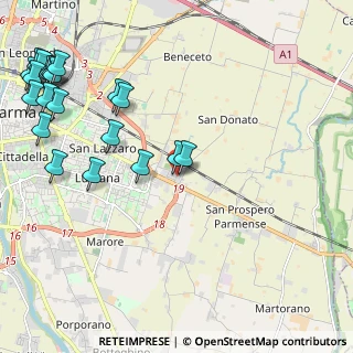 Mappa Piazza Bruno Mora, 43122 Parma PR, Italia (2.9465)