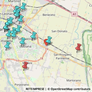 Mappa Piazza Bruno Mora, 43122 Parma PR, Italia (3.3195)