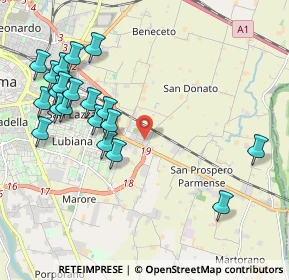 Mappa Piazza Bruno Mora, 43122 Parma PR, Italia (2.3155)