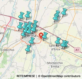 Mappa Piazza Bruno Mora, 43122 Parma PR, Italia (7.125)