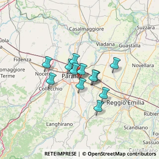 Mappa Piazza Bruno Mora, 43122 Parma PR, Italia (9.06833)