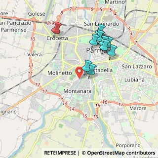 Mappa Via Baganza, 43125 Parma PR, Italia (1.78)