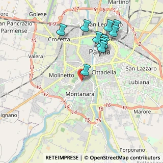 Mappa Via Baganza, 43125 Parma PR, Italia (2.04909)