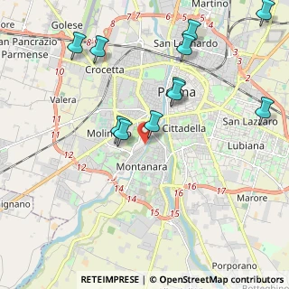 Mappa Via Baganza, 43125 Parma PR, Italia (2.27545)