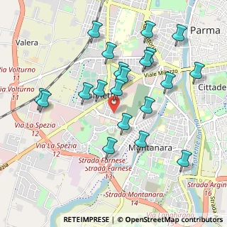 Mappa Via Guglielmo Minari, 43125 Parma PR, Italia (0.991)