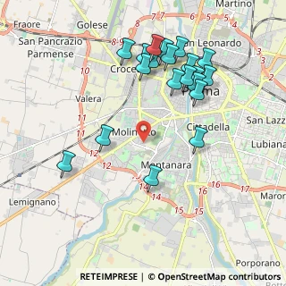 Mappa Via Guglielmo Minari, 43125 Parma PR, Italia (2.102)