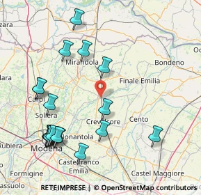 Mappa Piazza Antonio Gramsci, 41031 Camposanto MO, Italia (19.22)