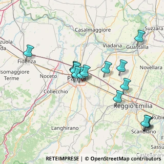 Mappa Via Platone, 43123 Parma PR, Italia (15.54667)