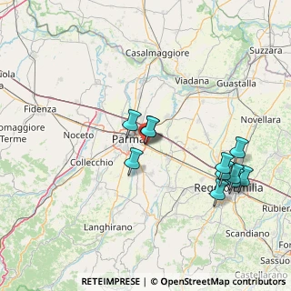 Mappa Strada San Donato, 43122 Parma PR, Italia (15.30818)