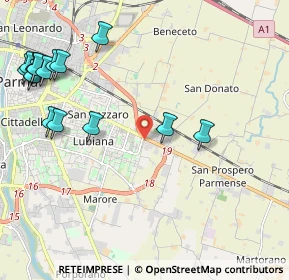 Mappa Strada Guglielmo Marconi, 43122 Parma PR, Italia (2.748)