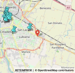Mappa Strada Guglielmo Marconi, 43122 Parma PR, Italia (3.49286)