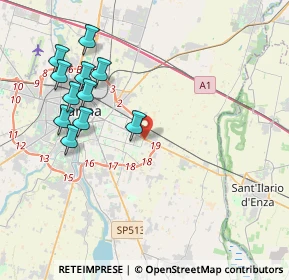 Mappa Strada Guglielmo Marconi, 43122 Parma PR, Italia (4.26091)