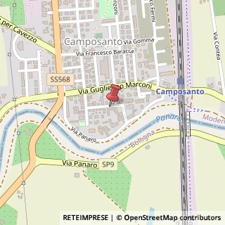 Mappa Via Roma, 5, 41031 Camposanto MO, Italia, 41031 Camposanto, Modena (Emilia Romagna)
