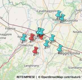Mappa Via Adriano Piva, 43123 Parma PR, Italia (10.67)