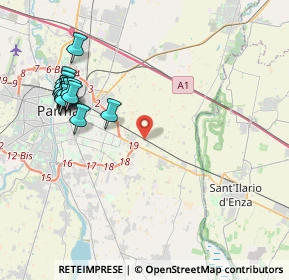 Mappa Strada S. Donato, 43122 Parma PR, Italia (4.66)