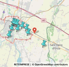 Mappa Strada S. Donato, 43122 Parma PR, Italia (4.20455)