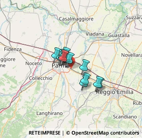 Mappa Strada S. Donato, 43122 Parma PR, Italia (7.17231)