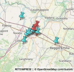 Mappa Strada S. Donato, 43122 Parma PR, Italia (8.51364)