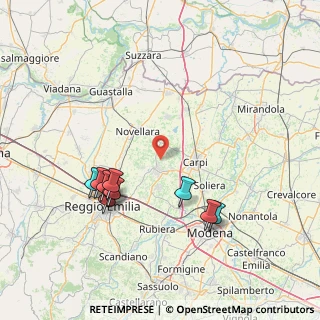 Mappa Via del Fabbro, 42015 Correggio RE, Italia (15.963636363636)