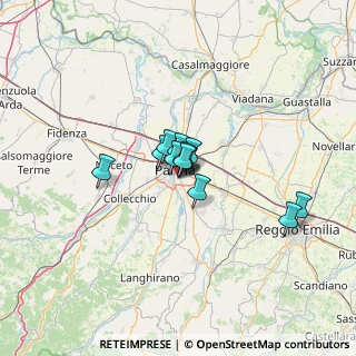 Mappa Via Montebello, 43123 Parma PR, Italia (7.09917)
