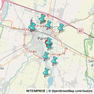 Mappa Via Montebello, 43123 Parma PR, Italia (3.29818)