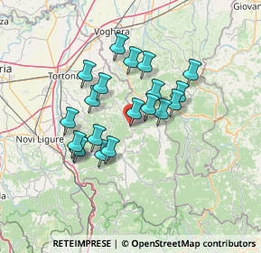 Mappa Via Telecco, 15056 San Sebastiano Curone AL, Italia (11.422)