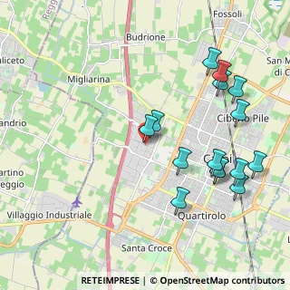 Mappa Viale del Commercio, 41012 Carpi MO, Italia (2.278)