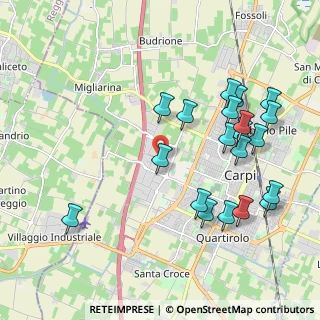 Mappa Viale del Commercio, 41012 Carpi MO, Italia (2.2335)