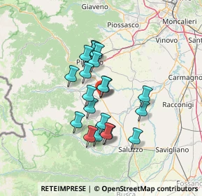 Mappa Via del Campo Sportivo, 10061 Cavour TO, Italia (10.8195)