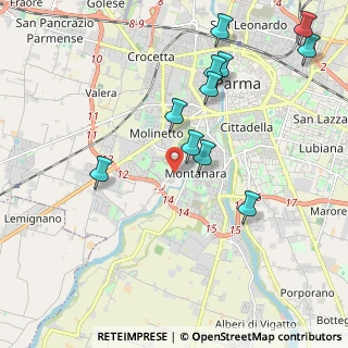 Mappa Strada Farnese, 43125 Parma PR, Italia (2.24182)