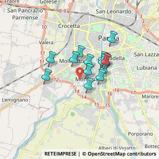 Mappa Strada Farnese, 43125 Parma PR, Italia (1.25357)