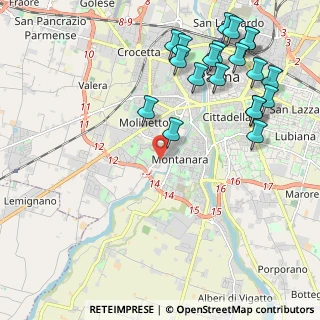 Mappa Strada Farnese, 43125 Parma PR, Italia (2.6505)