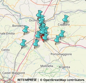 Mappa Via Madonna della Neve, 44124 Ferrara FE, Italia (9.63316)