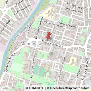 Mappa Via Montanara, 31 A/B, 43124 Parma, Parma (Emilia Romagna)
