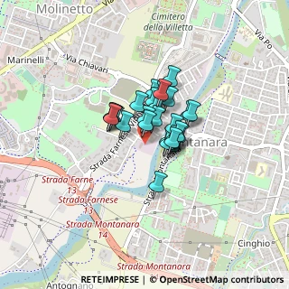 Mappa Via Arnaldo da Brescia, 43125 Parma PR, Italia (0.23704)