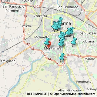 Mappa Via Arnaldo da Brescia, 43125 Parma PR, Italia (1.51)