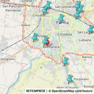 Mappa Via Arnaldo da Brescia, 43125 Parma PR, Italia (3.00273)