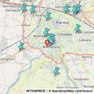 Mappa Via Arnaldo da Brescia, 43125 Parma PR, Italia (2.41385)
