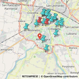 Mappa Via Arnaldo da Brescia, 43125 Parma PR, Italia (2.058)