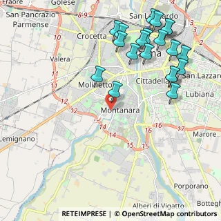 Mappa Via Arnaldo da Brescia, 43125 Parma PR, Italia (2.5695)