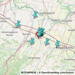Mappa Via Arnaldo da Brescia, 43125 Parma PR, Italia (7.65667)