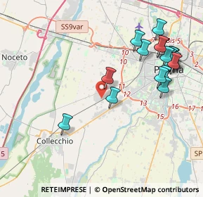 Mappa Via Ugo Ferrandi, 43126 Parma PR, Italia (4.67684)