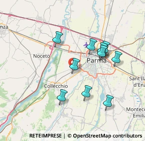 Mappa Via Ugo Ferrandi, 43126 Parma PR, Italia (6.66455)