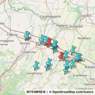 Mappa Via Marco Emilio Lepido, 43123 Case Crostolo PR, Italia (14.26842)
