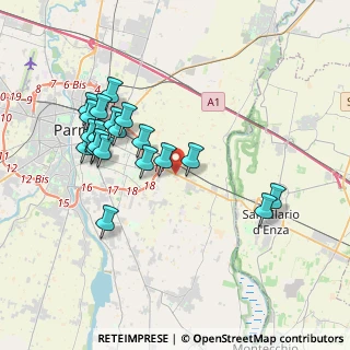 Mappa Via Marco Emilio Lepido, 43123 Case Crostolo PR, Italia (3.7565)