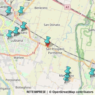 Mappa Via Marco Emilio Lepido, 43123 Case Crostolo PR, Italia (3.275)
